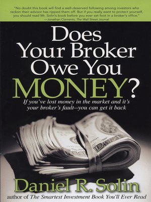 cover image of Does Your Broker Owe You Money?